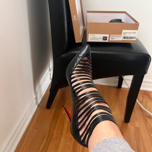 Christian Louboutin Gortik 100 leather heels - Picture 5 of 8